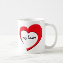 My Heart II mug (red) mugs
