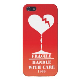 My heart is fragile handle with care iPhone 5 case