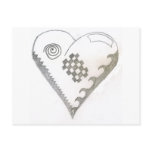 My heart is going crazy postcard