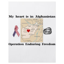 My Heart is in Afghanistan Personalized Flyer