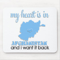 My Heart is in Afghanistan Mousepad