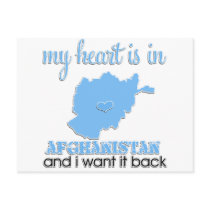 My Heart is in Afghanistan Postcards