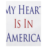 My Heart Is In America Flyer Design