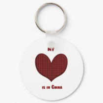 My Heart is in China keychains by robynsnest My Heart is in China keychains