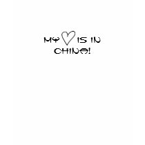 My heart is in China! t-shirts by shelleyclay My heart is in China! t-shirts