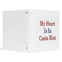 My Heart Is In Costa Rica Binders
