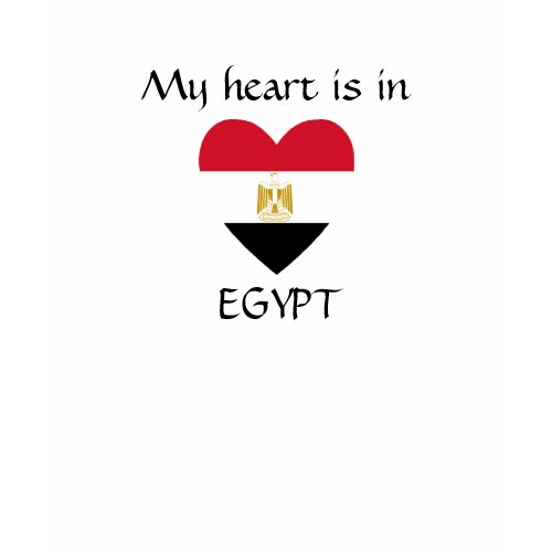 My heart is in EGYPT shirt
