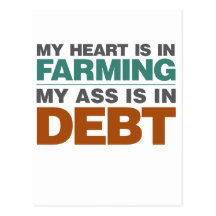 My Heart is in Farming but... Post Cards