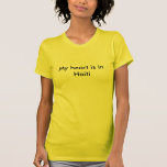 My heart is in Haiti t-shirts
