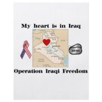 My Heart is in Iraq Full Color Flyer