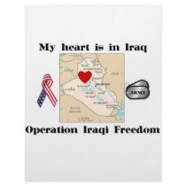 My Heart is in Iraq Letterhead Template