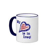 My Heart is in Iraq Tshirts and Gifts mugs