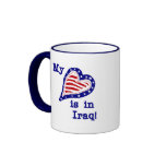 My Heart is in Iraq Tshirts and Gifts mugs