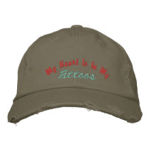 My Heart Is In My, Tattoos-Distressed Hat embroidered hats