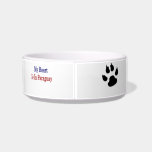 My Heart Is In Paraguay Cat Water Bowl