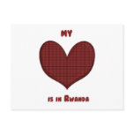 My Heart is in Rwanda Postcard