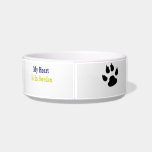 My Heart Is In Sweden Cat Food Bowls