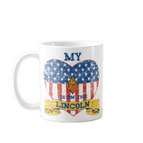 My Heart is on the Lincoln Coffee Mugs