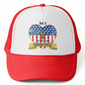 My Heart is on the Roosevelt hat