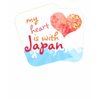 My Heart is with Japan shirt