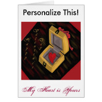 My Heart is Yours customizable card