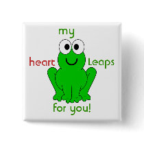 my heart Leaps for you!-1 buttons by Just2Cute my heart Leaps for you!-1 buttons