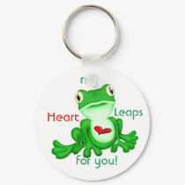 my Heart Leaps for you! keychains by Just2Cute my Heart Leaps for you! keychains