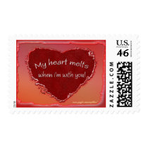"My Heart Melts" Stamp
