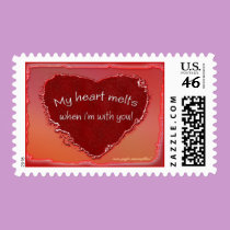 "My Heart Melts" Stamp