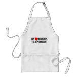 My Heart Physicist Aprons