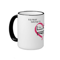 My Heart ringer coffee mug by Livingfreestudios My Heart ringer coffee mug