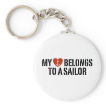 My Heart Sailor Key Chain