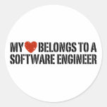 My Heart Software Engineer Sticker