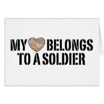 My Heart Soldier Card