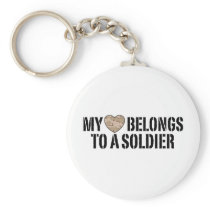 My Heart Soldier Keychains