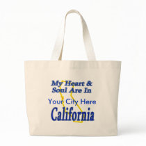 My Heart & Soul Are In California bags by TShirtDotCom My Heart & Soul Are In California bags