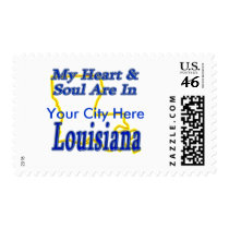 My Heart & Soul Are In Louisiana postage by TShirtDotCom My Heart & Soul Are In Louisiana postage