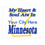 My Heart & Soul Are In Minnesota Post Card