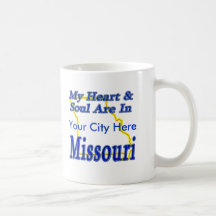 My Heart & Soul Are In Missouri Mug