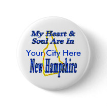 My Heart & Soul Are In New Hampshire buttons by TShirtDotCom My Heart & Soul Are In New Hampshire buttons