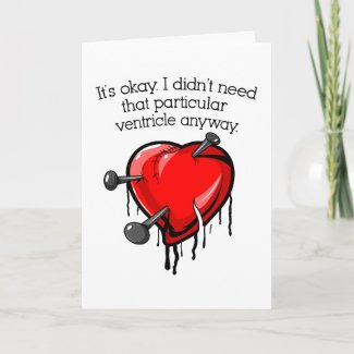 My Heart's Ventricle Greeting Card