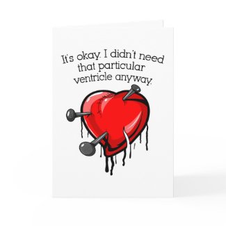 My Heart's Ventricle Greeting Card