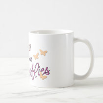 My hero gives me butterflies mugs