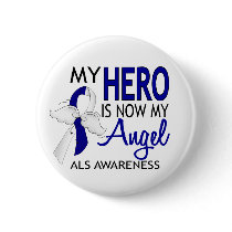 My Hero Is My Angel ALS Pin