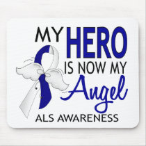 My Hero Is My Angel ALS Mousepads