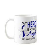 My Hero Is My Angel ALS Coffee Mugs