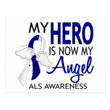 My Hero Is My Angel ALS Post Cards