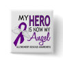 My Hero Is My Angel Alzheimer's Disease Pin