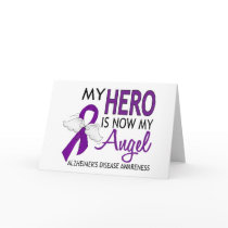 My Hero Is My Angel Alzheimer's Disease Greeting Card