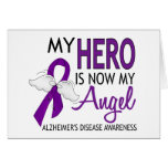 My Hero Is My Angel Alzheimer's Disease Greeting Card